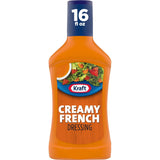 Kraft Creamy French Dressing – Ingredient-Conscious Dressing for Heartburn-Friendly Meals, 16 fl oz Bottle