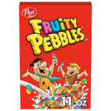 Post Fruity Pebbles Cereal – Family Size Gluten Free Cereal for Shared Kids Breakfast Bowl