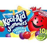 Kool-Aid Jammers Tropical Punch Single-Serve Pouches – Lighter Sweet Treat Drink for Home Pantry and Self-Care