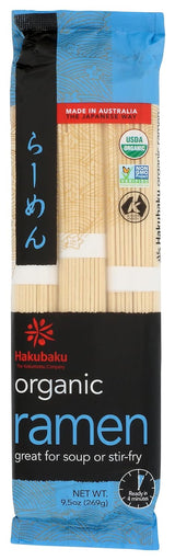 Hakubaku Organic Ramen Noodles, 9.5 oz – Nourishing Ramen Bowl for Self-Care Dinner Rituals