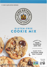 King Arthur Gluten-Free Cookie Mix – Nut-Free and Dairy-Free Cookie Base for Kids' Baking Days, Trusted Brown Sugar Mix