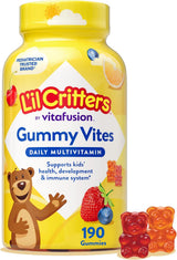 L'il Critters Gummy Vites – Pediatrician-Recommended Multivitamin for Kids Holistic Health, Dairy-Free