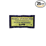 Grey Poupon Dijon Mustard – Travel-Friendly Condiment for Outdoor Entertaining and Tailgating Sandwiches