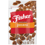 Fisher Praline Pecans, Sweet and Salty Mammoth Halves 5.5 oz — Gifting-Ready Gourmet Snack for Coworkers, Teachers and Friends