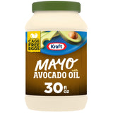Kraft Avocado Oil Mayo Reduced Fat – Neutral-Toned 30 oz Jar for Effortless Meal Prep and Salad Mixes
