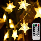 Homeleo Nursery Star Lights for Playroom & Princess Tent, Battery Operated LED String with Remote Control