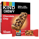 KIND Granola Chewy Bar Chocolate Chip – Low Sugar Snack Alternative to Kids Granola Bars, Dairy Free
