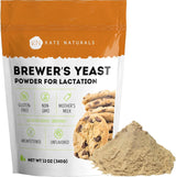 Kate Naturals Brewers Yeast Powder – Clean Wellness Boost for Nursing Women, Smoothie and Oatmeal Support