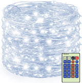 Decute Copper Wire Starry Lights – Camping, Van Life & Outdoor Event Lighting, 12V Hardwire Compatible 164FT