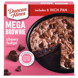 Duncan Hines MEGA Brownie Mix – Halloween Kids Baking Kit with Included Pan for Playroom Dessert Time