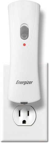 Energizer Weatheready Plug-in Rechargeable Flashlight – Safe Hurricane Backup Light Around Pets and Children, Retractable Prong Nightlight