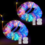 Safe Battery Tube Lights 40Ft IP44 Waterproof for Playhouse Bunk Bed and Family Movie Night Glow