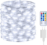 Aurora Glow Twinkle String Lights – Weatherproof Outdoor Decor for Shrubs, Trellis, and Garden Party Ambiance