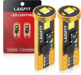 LASFIT T10 LED Interior Bulbs, 300% Brighter Output for Detail-Oriented Drivers