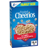 Frosted Cheerios 12 Vitamins and Minerals Cereal – Sustained Energy Bowl for Work-From-Home Routines, 18.4 oz