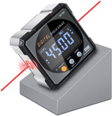 HERRMILL Electronic Angle Gauge with Laser - Valentines Day Gift for Him Who Loves Tools, Compact Miter Protractor for Woodworking