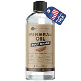 Kate Naturals Fragrance Free Mineral Oil 8oz – Multi-Purpose Skin Softener for a Minimalist Wellness Ritual