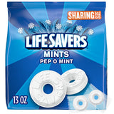 LIFE SAVERS Pep-O-Mint Mints 13 oz – Denture-Friendly Breath Freshener for Comfortable Outings