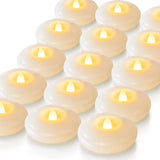 Homemory Floating Pool Lights – Reusable LED Accents for Fountains and Garden Parties, 12-Pack for Large Gatherings