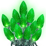 Dazzle Bright C9 String Lights – Smokeless, No-Fire-Hazard Holiday Decor for Family Homes