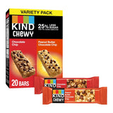 KIND Chewy Granola Bars, Portion-Controlled Snack Variety, 20 Count 100 Calorie Gluten Free Bars