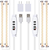 MossyCove Grow Light Strips – Consistent Daylight Extension for Work-From-Home Plant Shelf