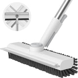 [Brand] Portable Outdoor Scrubbing Brush with Swivel Head – Tile, Concrete, and Poolside Surface Cleaner