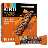 KIND THINS Chocolate Pumpkin Spice – Pocket-Size Low-Sugar Bar for Study Sessions and Deep-Work Breaks