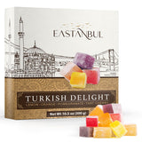Eastanbul Turkish Delight Pomegranate Orange Cherry Lemon, Stocking Stuffer and Eid al-Fitr Holiday Candy Gift