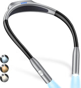 Gritin LED Neck Reading Light – Hands-Free Work Light for Home Office Crafting and Hobby Projects