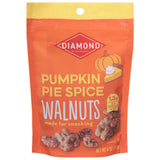 Diamond of California Pumpkin Pie Spice Walnuts – Nourishing Superfood Snack for Bedtime Wind-Down, 1/2 Cup Pouch