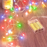 Luminoak Kids Bedroom Fairy Lights – Pink and Warm White Battery Operated String Lights, No Flame No Wax, Child Friendly Decor