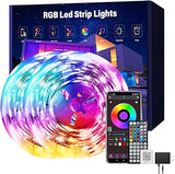 KeepEvol 150ft Bluetooth LED Light Strip – Streamlined, Tool-Free Decor with a Single 24V Power Source