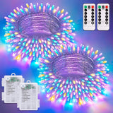 JMEXSUSS Battery Operated Twinkle Lights with Timer – Auto Shutoff Memory Function for Worry Free Overnight and Travel Use