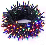 FULLBELL 33ft 100 LED Goth String Lights Black Wire – Bedroom Canopy & Mantel Decor, Connectable Up to 6 Sets for Whole-Room Sync