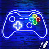 Gaming Neon Light – Valentine's and Birthday Present for Gamer Boyfriend or Husband, Bedroom Wall Decor with Brightness Control