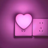 INZU Nursery Night Light Gift for New Moms – Soft Warm LED Heart Plug-in for Baby Shower and First Birthday