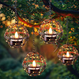 Homemory Rechargeable Solar Tea Lights – Cordless Ambient Lighting for Patio Dining, Camping Chairs, and Open-Air Gatherings