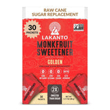 Lakanto Golden Monk Fruit Sweetener Packets – Holiday Gift Basket Addition for Coffee Lovers and Bakers
