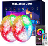 Aogistc LED Strip Lights 148ft-250ft – Mindful Ambiance Strip with Music Sync for Yoga, Meditation, and Self Care