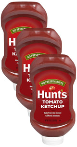 Hunt's Tomato Ketchup Squeeze Bottle – Easy-Squeeze Dip for School Lunches, Nugget Night, and Family Burgers