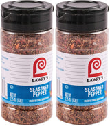 Lawry's Seasoned Pepper 2.25 oz – Fast Table-Side Seasoning for Office Breakroom and Lunches