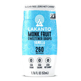 Lakanto Monk Fruit Extract Drops Liquid Sweetener – Mess-Free Dropper Bottle for Conference Room Coffee Breaks and Travel Days