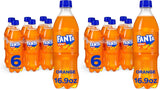 Fanta Orange Soda – Movie Night Snack Companion, 6 Pack of 16.9 fl oz Orange Soda Bottles