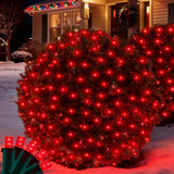 LumEver Christmas Tree Net Lights 132 LED for Mantel Greenery and Staircase Holiday Decor