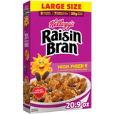 Kellogg's Raisin Bran Nutrient-Dense Cereal, Pantry Staple for Weight-Management Breakfast Plans