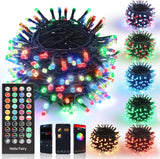 iBaycon 66ft Twinkle String Lights – Aesthetic Staircase and Loft Accent with Dimmable RGB Modes for Interior Design Lovers