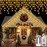 echosari 20Ft LED Icicle String Lights – Romantic Valentine's Day Gift for Couples and Indoor Date Nights