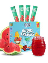 Klass Aguas Frescas Low-Calorie Drink Mix | Steady-Energy Afternoon Hydration | Authentic Mexican Aguas Frescas for the Home Office (40 Packs)