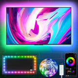 KSIPZE Music Sync LED Strip – Behind Monitor Bias Light for Long Work Sessions, USB Powered